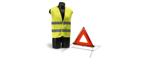 Kit Triangle De Presignalisation Et Gilet De Securite  opel