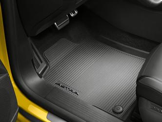Juego De Alfombrillas De Caucho Con Forma - Delanteras Y Traseras  opel