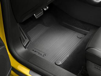 Juego De Alfombrillas De Caucho Con Forma - Delantero  opel